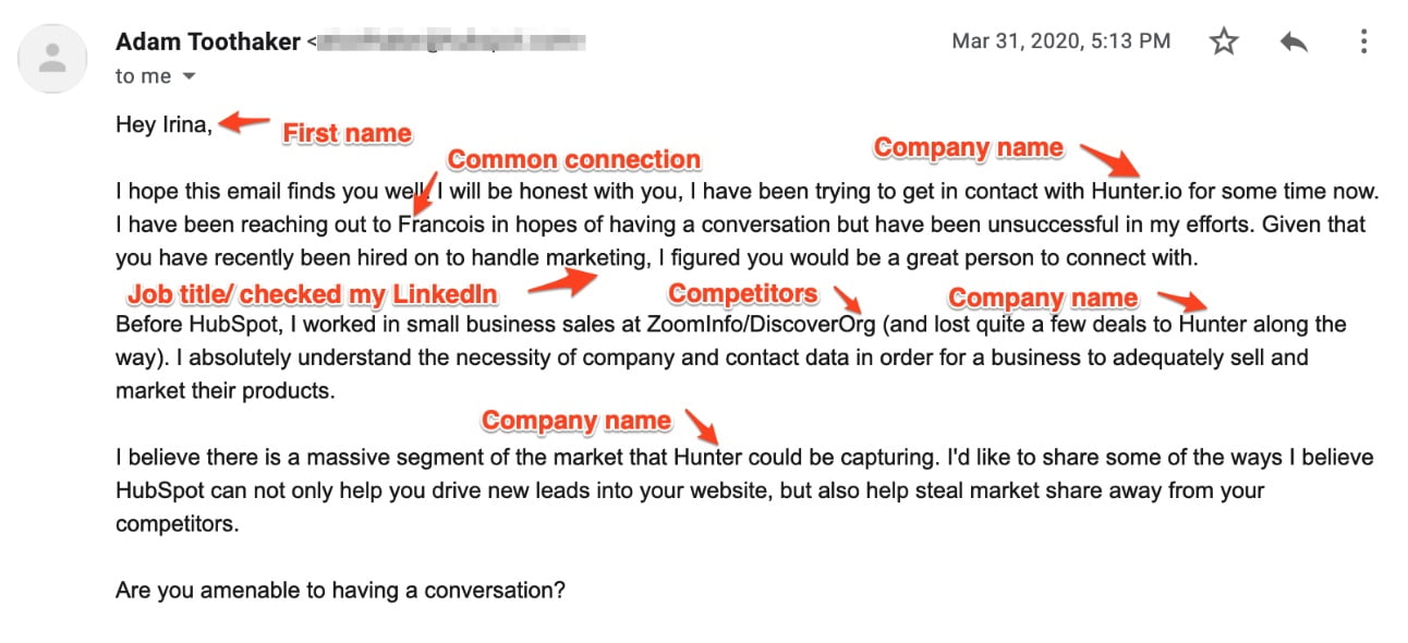 高转化率cold marketing email的指南
